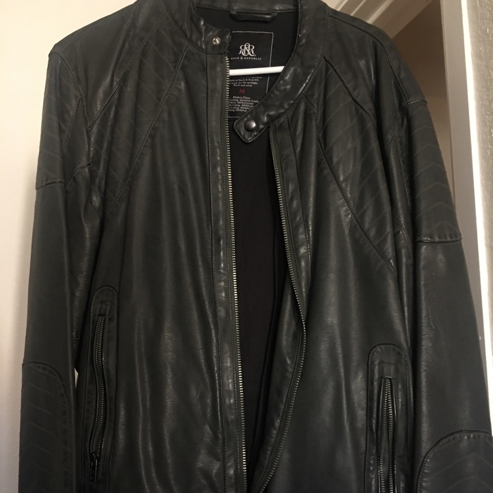 Leather jacket